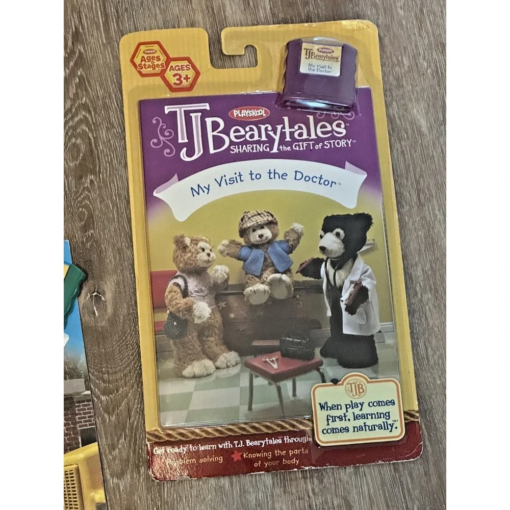 TJ Beary Tales books and cartridges Set of 12 Backpack bag EUC